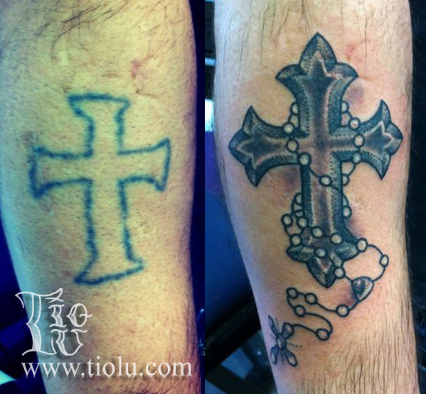 Cover Up Cross Tattoos By Tiolu