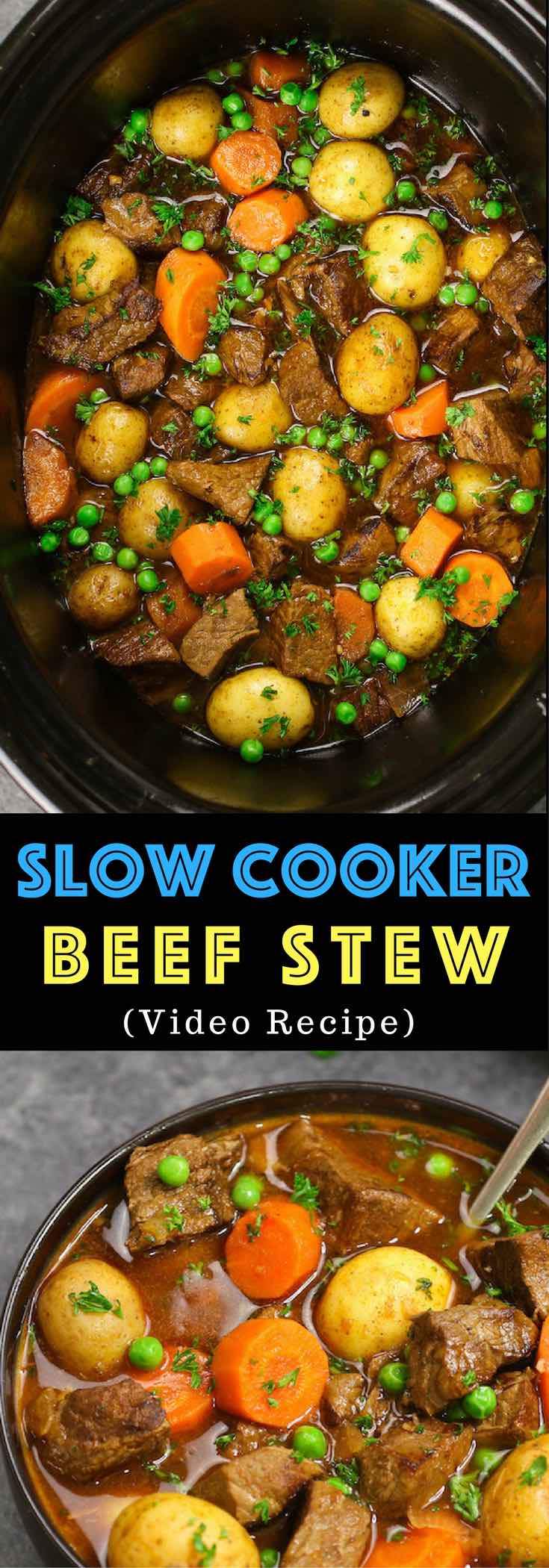 Slow cooker beef stew