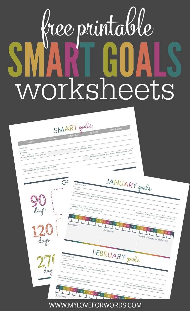 Goal Setting Worksheet Template