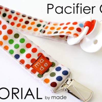 Diy pacifier clip tutorial