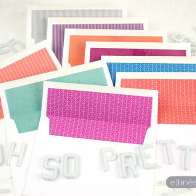 Diy envelope liners free pattern