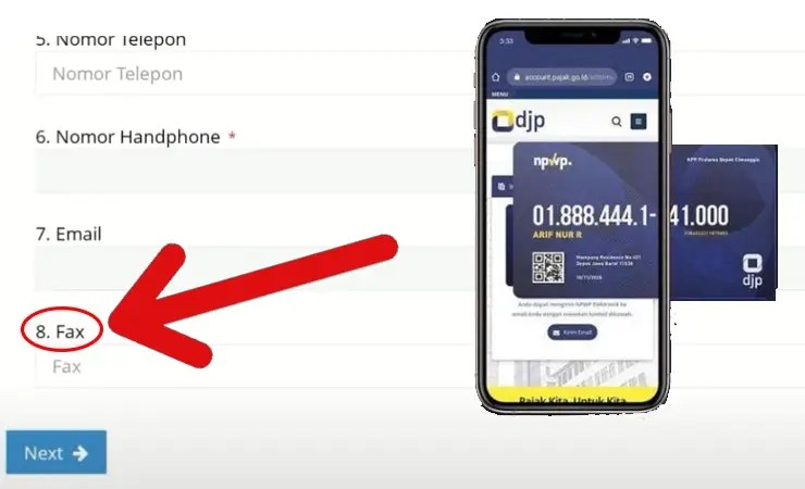 Cara mengisi fax npwp online dengan mudah