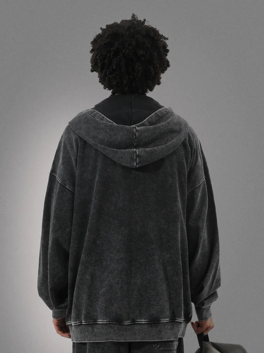 ХУДИ ВАРЕНКА ОВЕРСАЙЗ НА МОЛНИИ С ПЕЧАТЬЮ