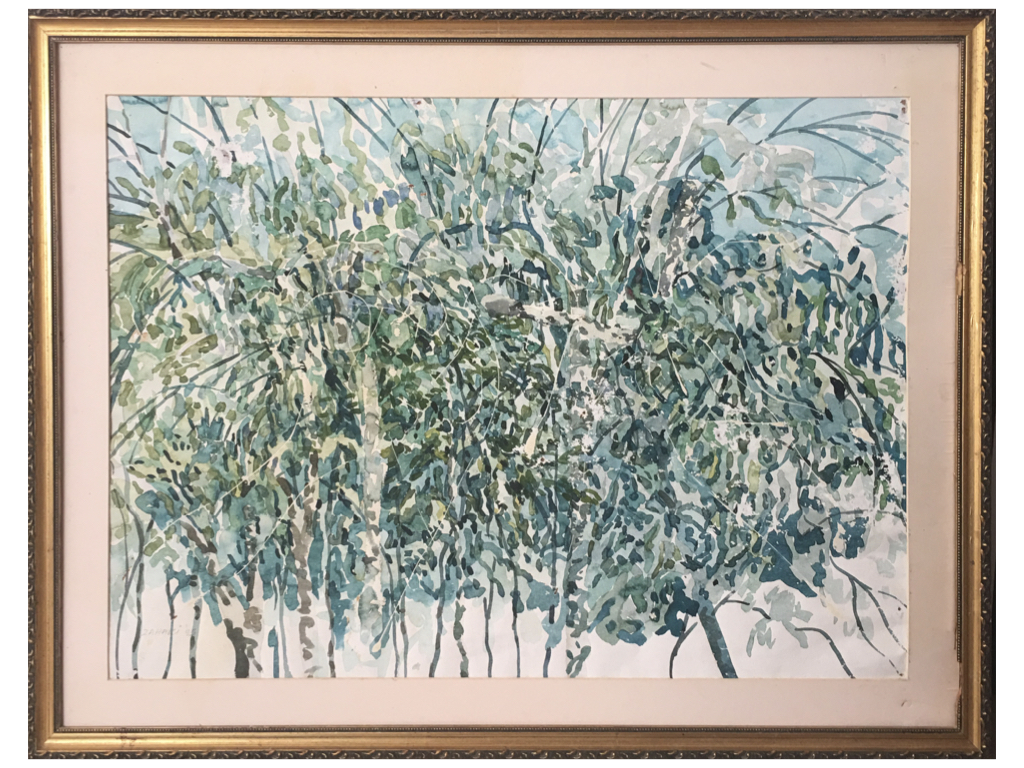 Zahari Hamidon, "Tropica", 1995, Watercolor, Private Collection
