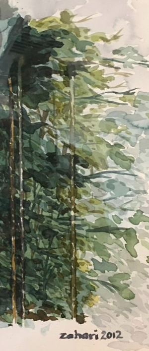 Zahari Hamidon, 2014, Watercolor, Private Collection