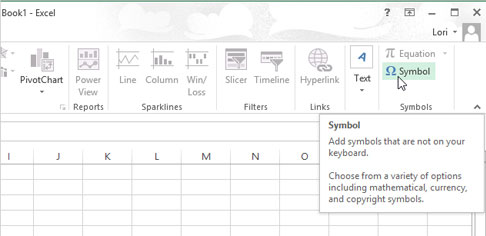 Assign Shortcuts To Icons In Excel 2013