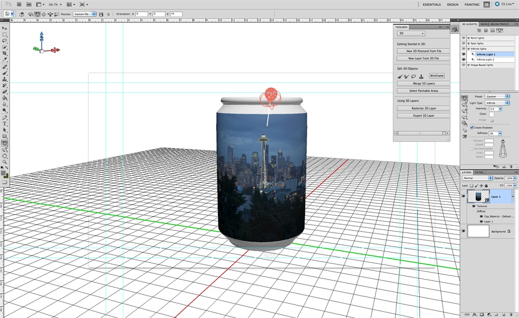 | learn to create 3d objects from scratch or convert graphics to 3d objects, too. Using 3d Objects In Photoshop Tipsquirrel