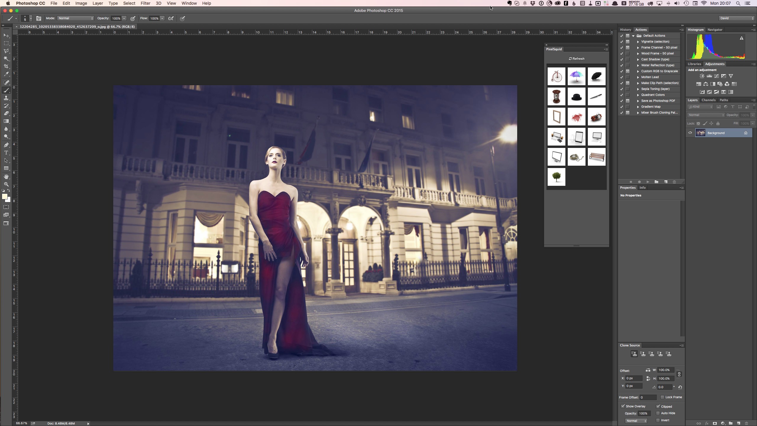 Open your image in photoshop · step 2: How To Create A Composite In Photoshop With The Pixelsquid 3d Extension Tipsquirrel