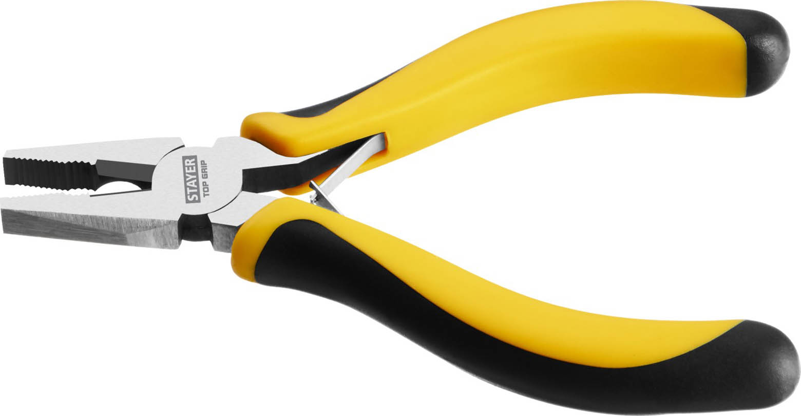 Мини плоскогубцы STAYER 115 мм TopGrip
