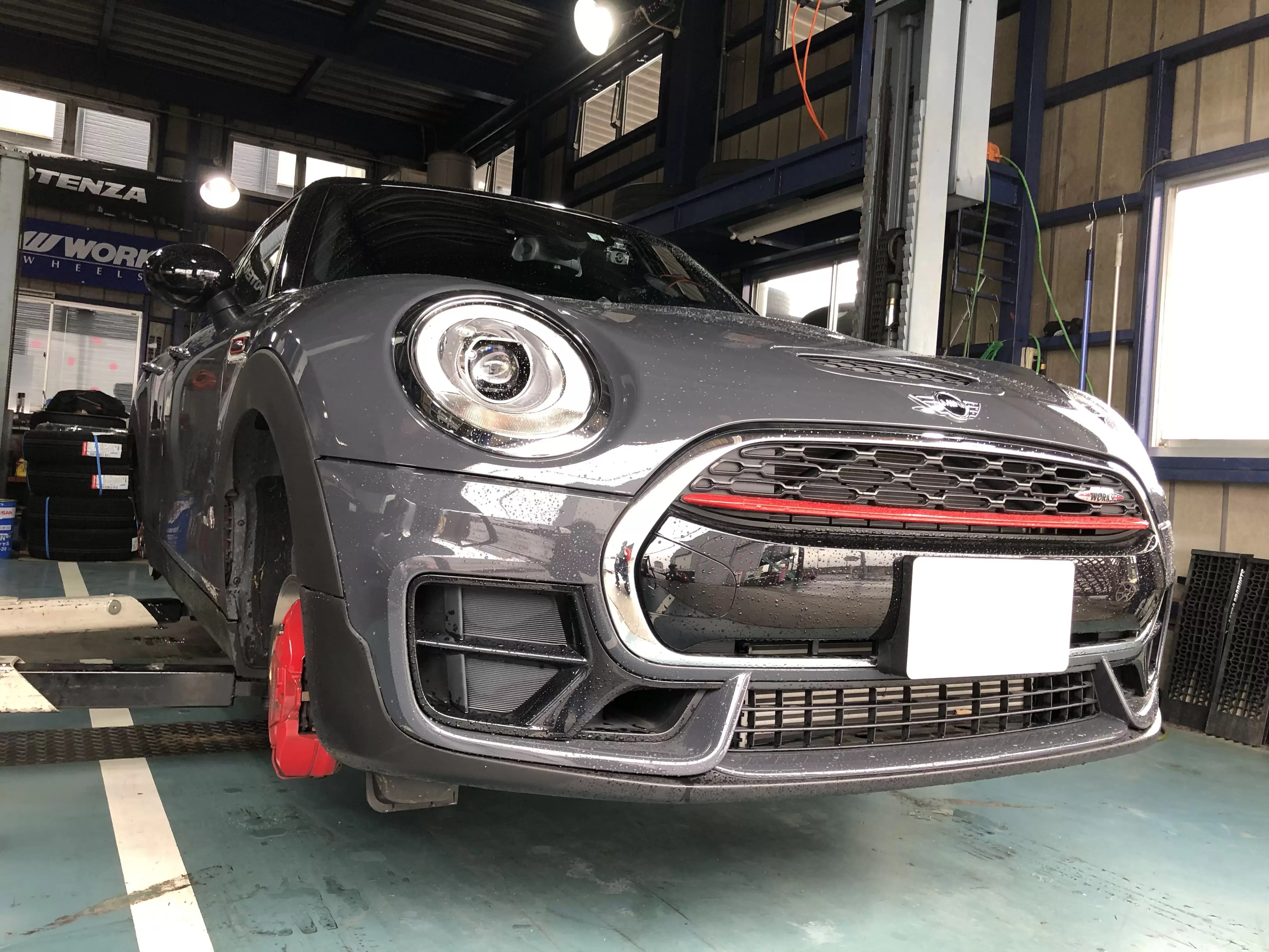 ミニ クラブマン JCW 18インチ ホイール スタッドレスタイヤ セット