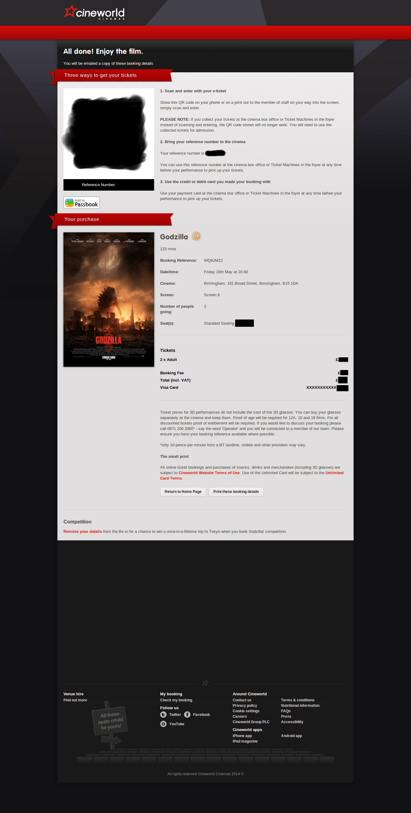 Hey there cineworld what’s the deal with your 3D glasses