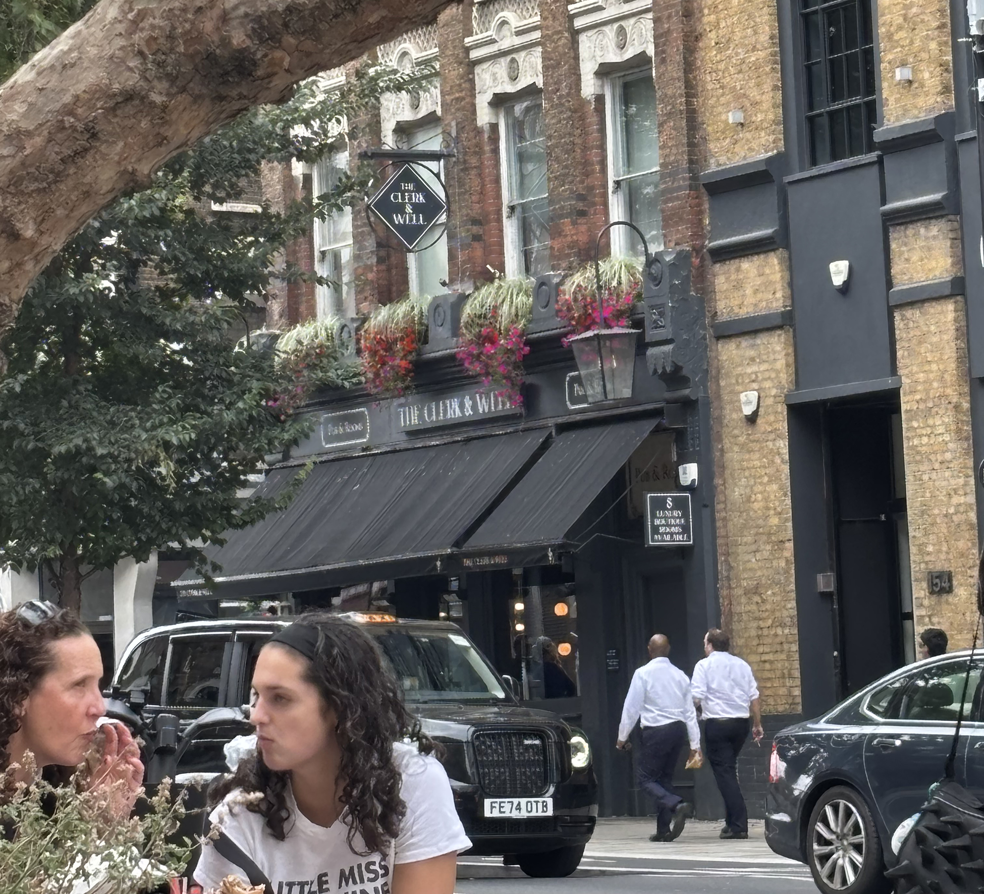 The Clerk and Well in London, England. Where's your positivity now?