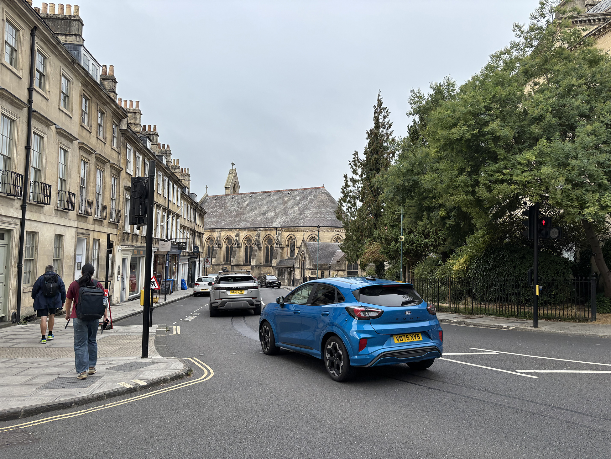 Cars on a road in England. Sometimes You Literally Need to Drive Through Fear and Doubt