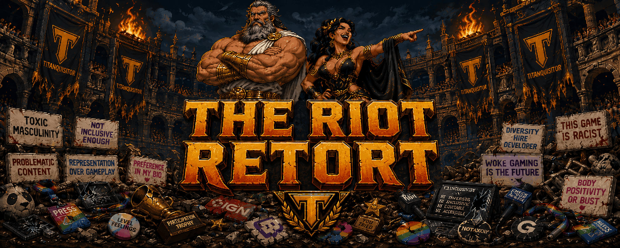 The Riot Retort header