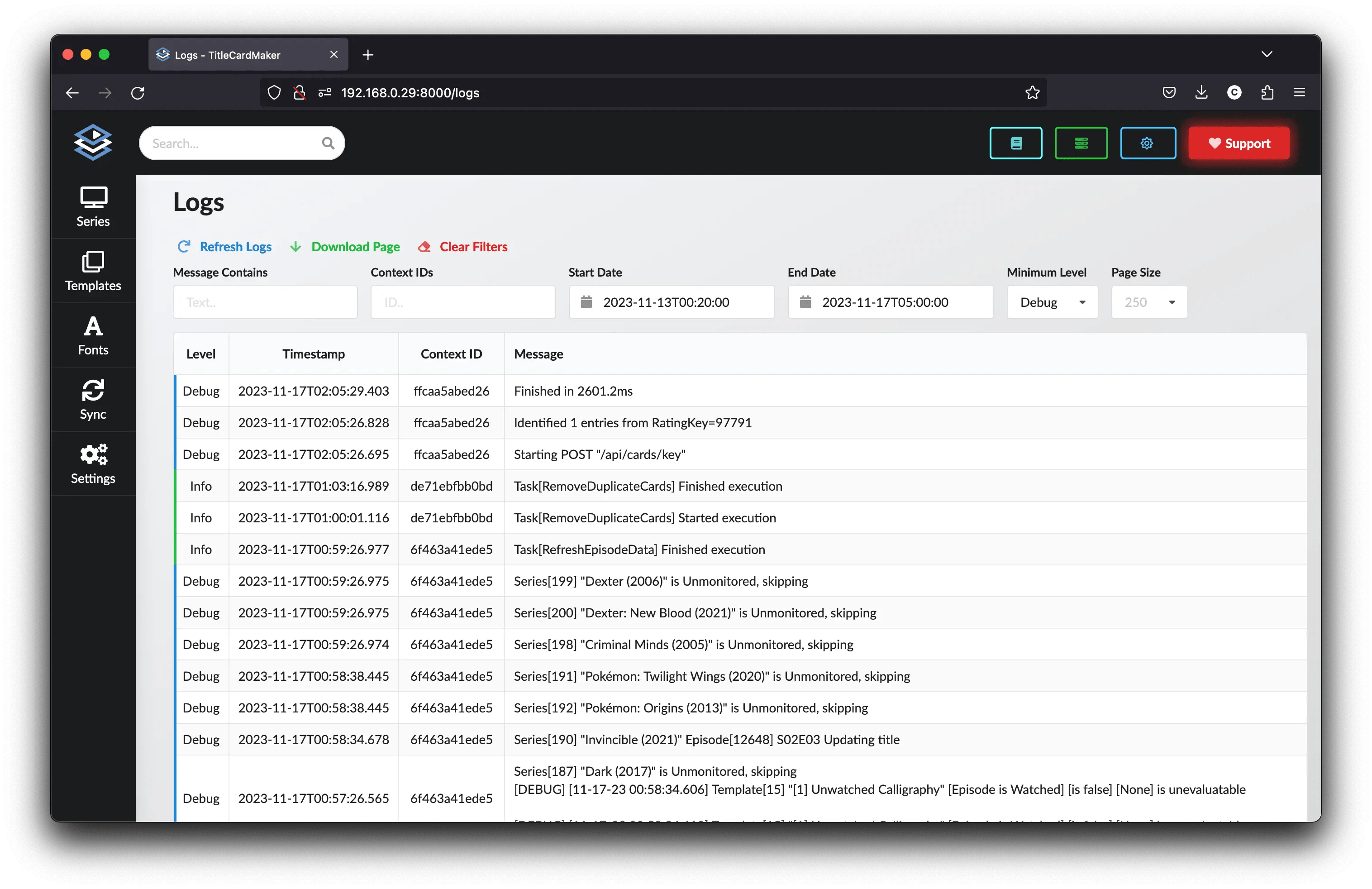 Server Logs Titlecardmaker - Ultra HD City Images for Desktop