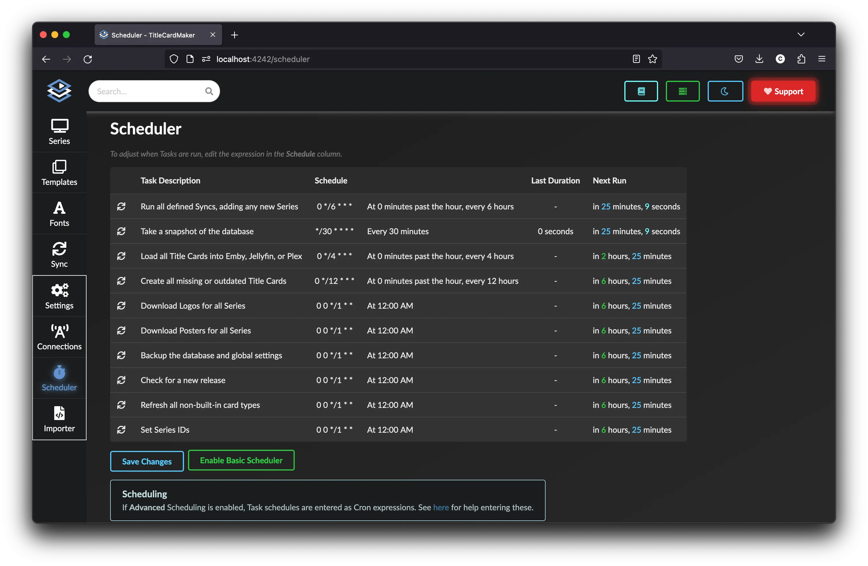 The Scheduler Titlecardmaker - Landscape Designs - Beautiful Desktop Collection