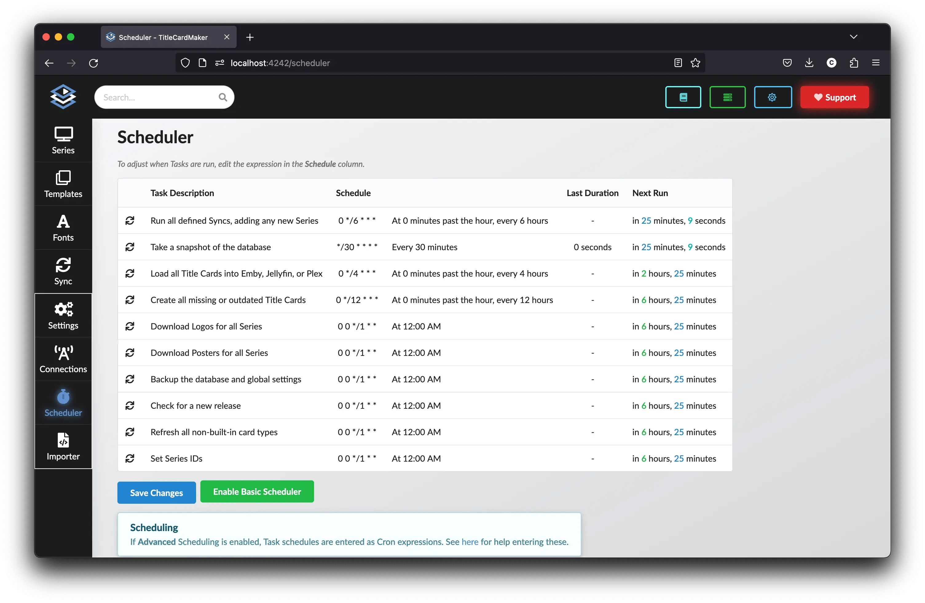 The Scheduler Titlecardmaker - Download Artistic Colorful Image | Mobile