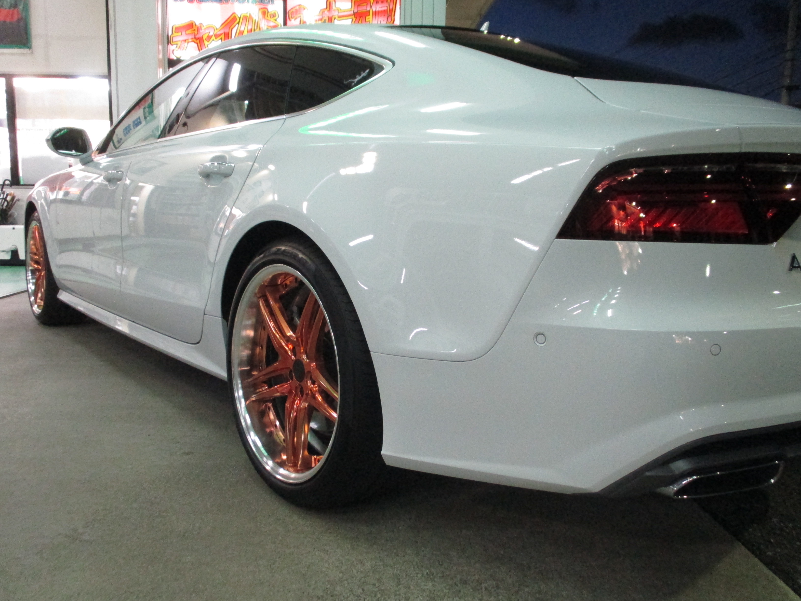 Audi A7にWORKグノーシス取り付けました | 山口でタイヤのことなら