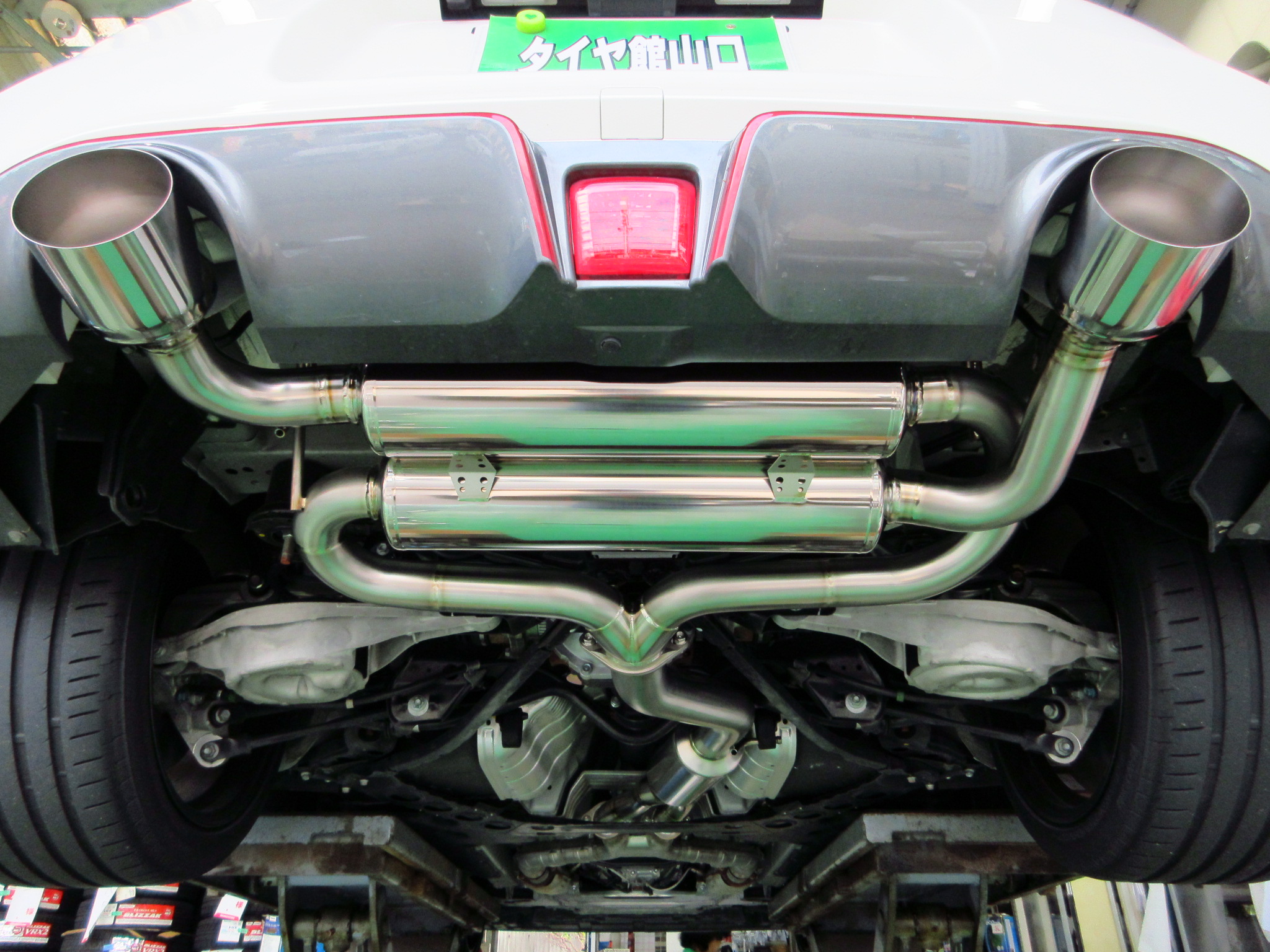 Z34NISMOにアミューズのチタンマフラー取り付けました | 山口