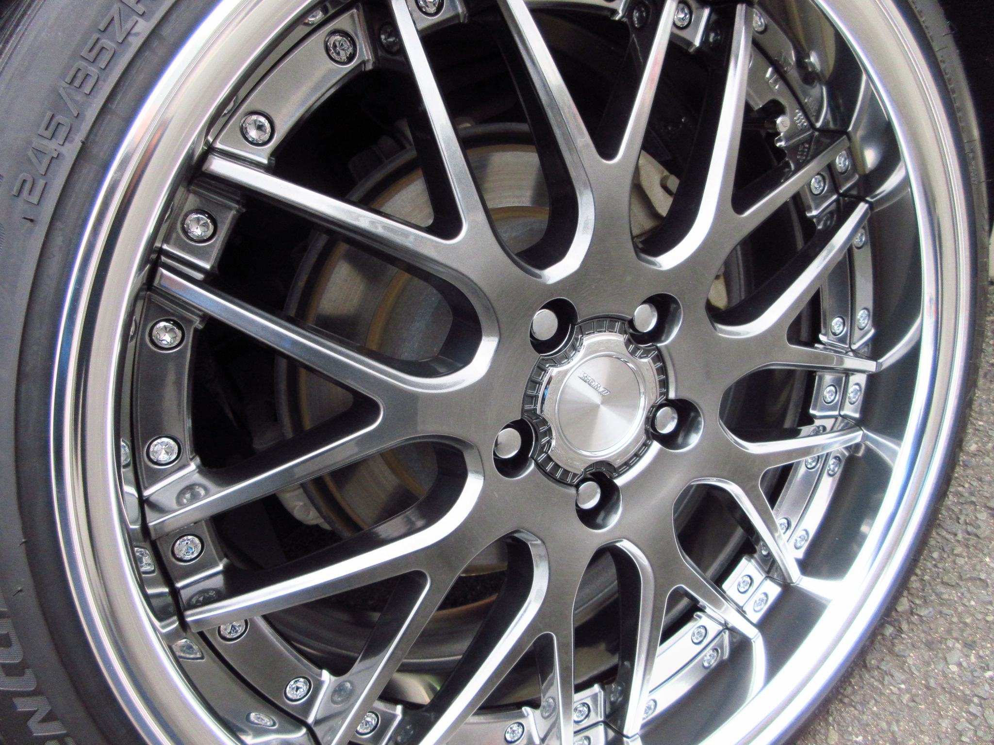 210クラウンにWORKランベックLM1取り付けました | 山口でタイヤ