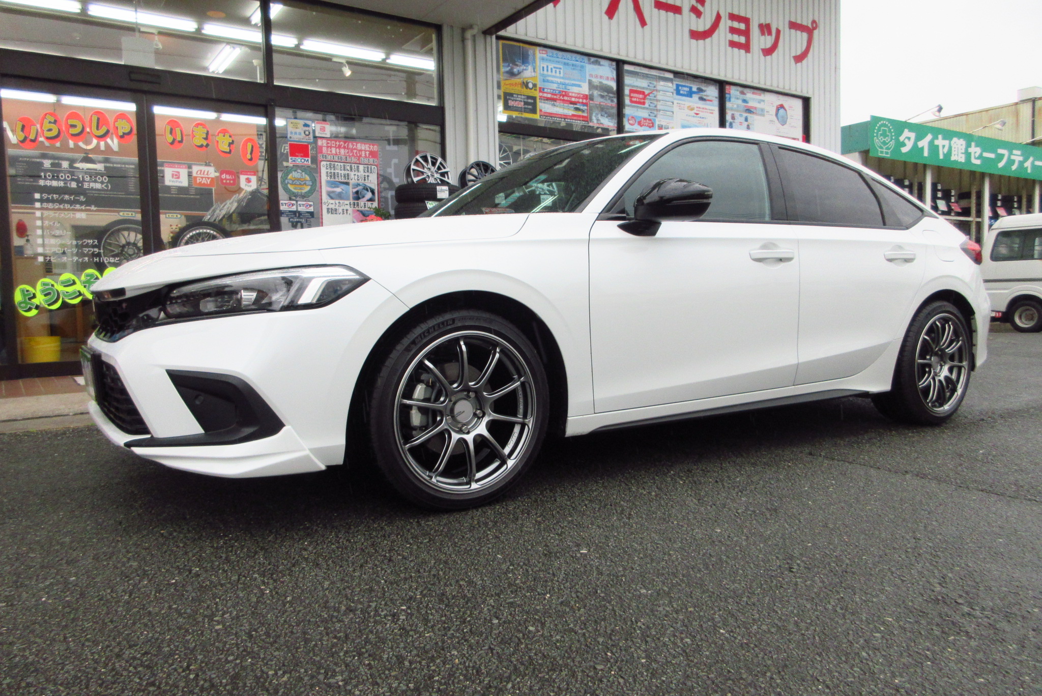 FLシビックにADVAN レーシングRS3取り付けました | 山口で