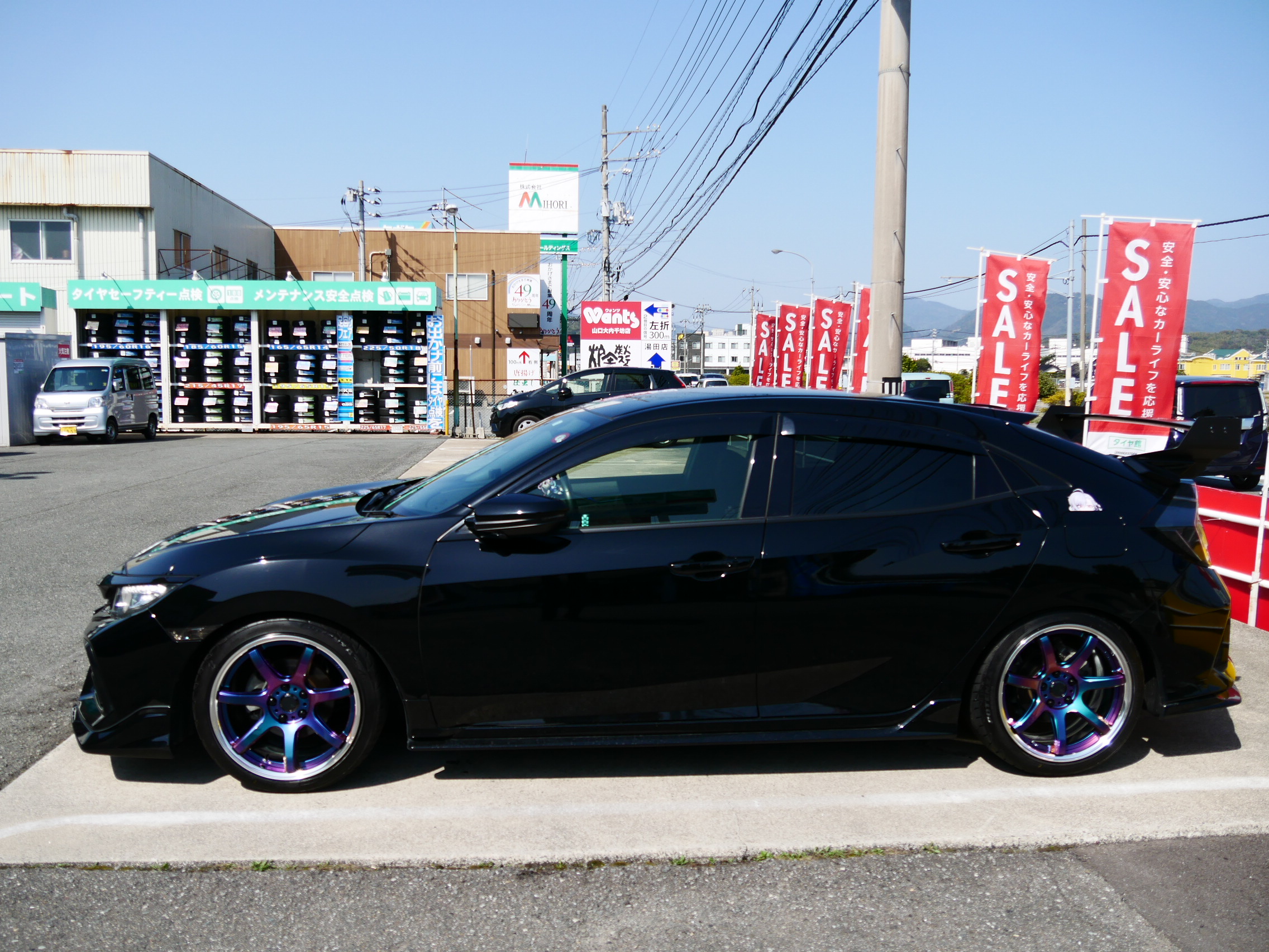 FK7シビックにWORKエモーションT7R2Pを取り付けました