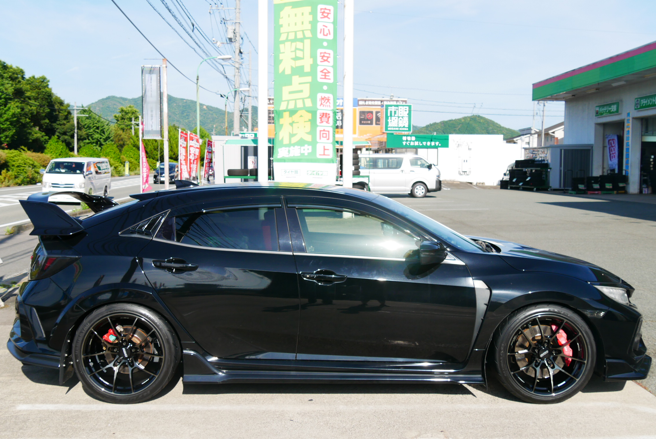 FK8シビック・タイプRにVOLK・G025を取り付けました