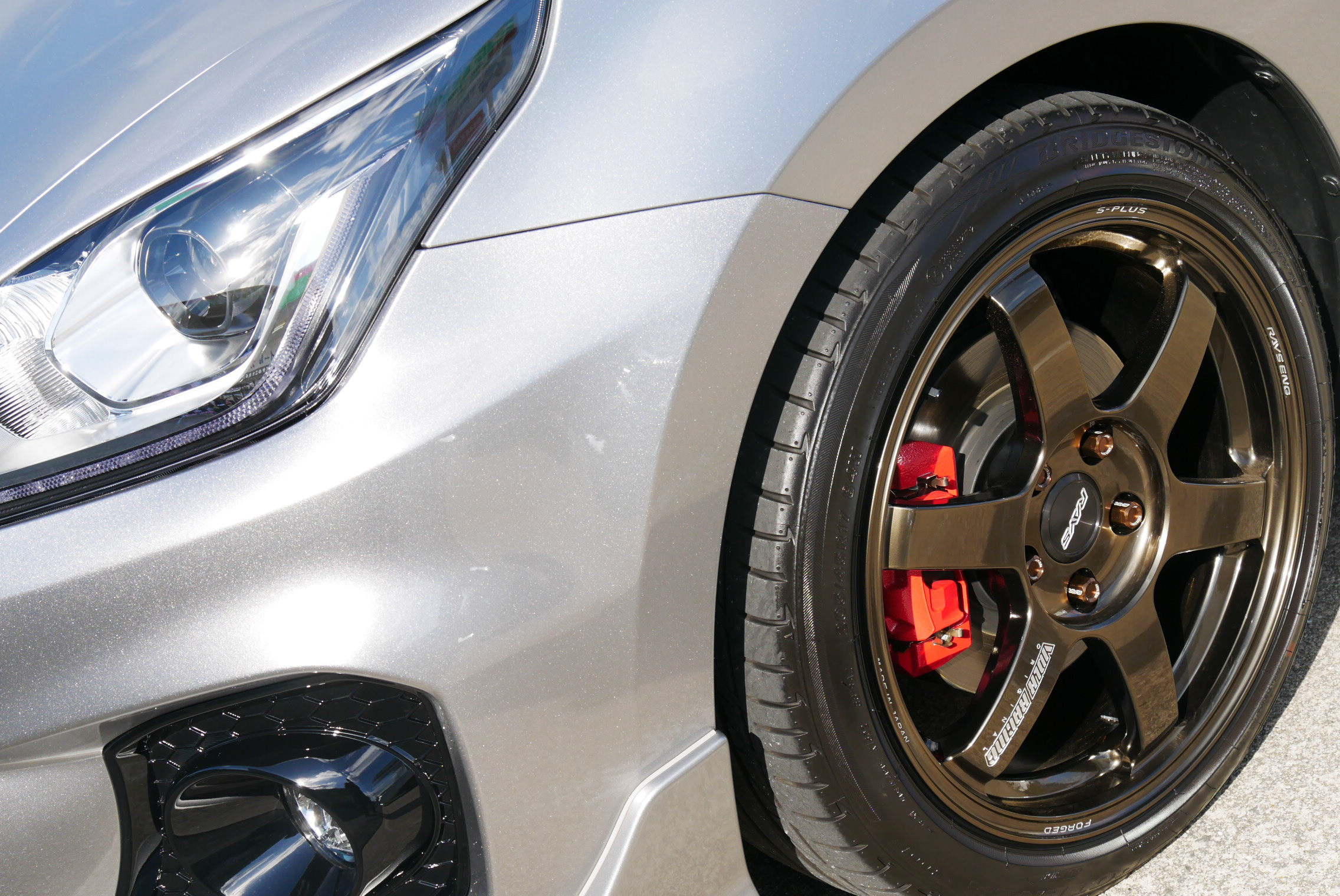 スイフトスポーツにTE37サーガSプラスを取り付けました | 山口で