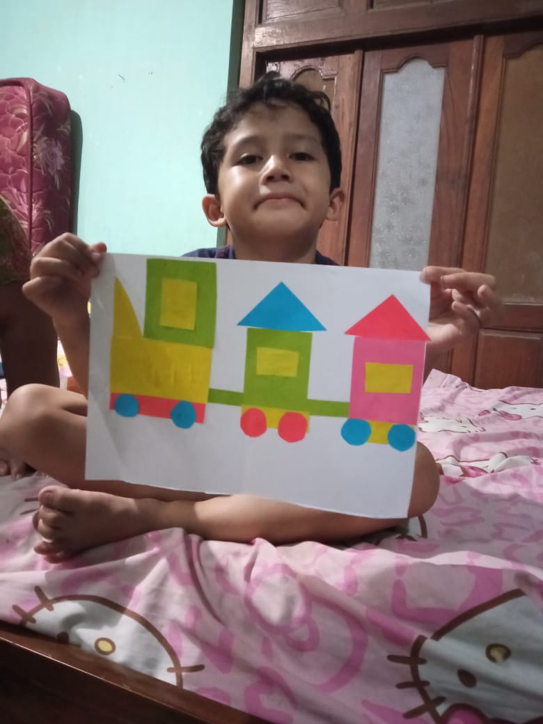 Eksperimentasi pembelajaran matematika realistik dengan metode penemuan ditinjau dari kreativitas belajar matematika siswa; Menempel Dan Menggunting Bentuk Geometri Bentuk Kereta Api Tk Interaktif Harum Mulia