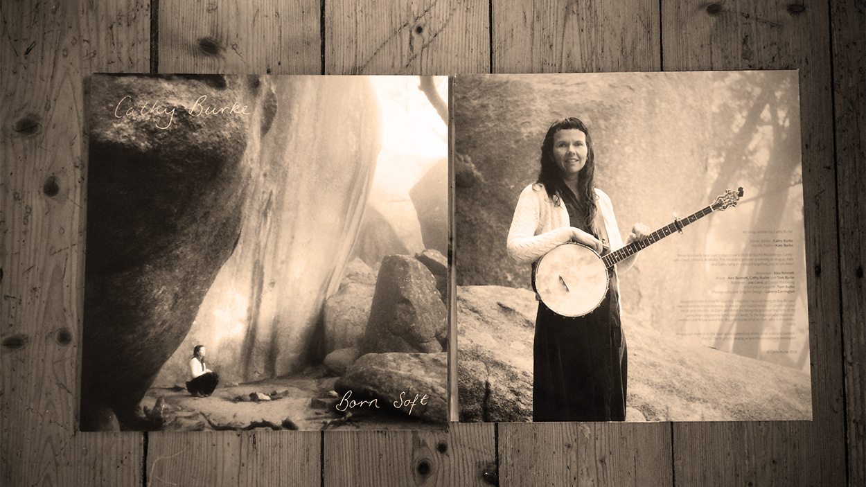 Cathy Bourke - Born Soft LP Cover and Inner Sleave