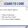 How To Learn Coding For Beginners? | Tle Apps