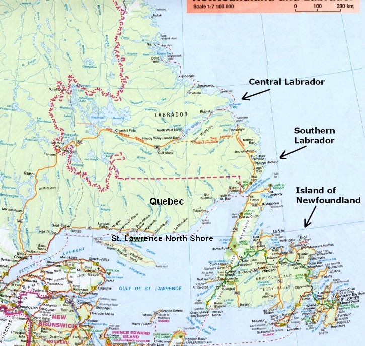 Labrador Maps 