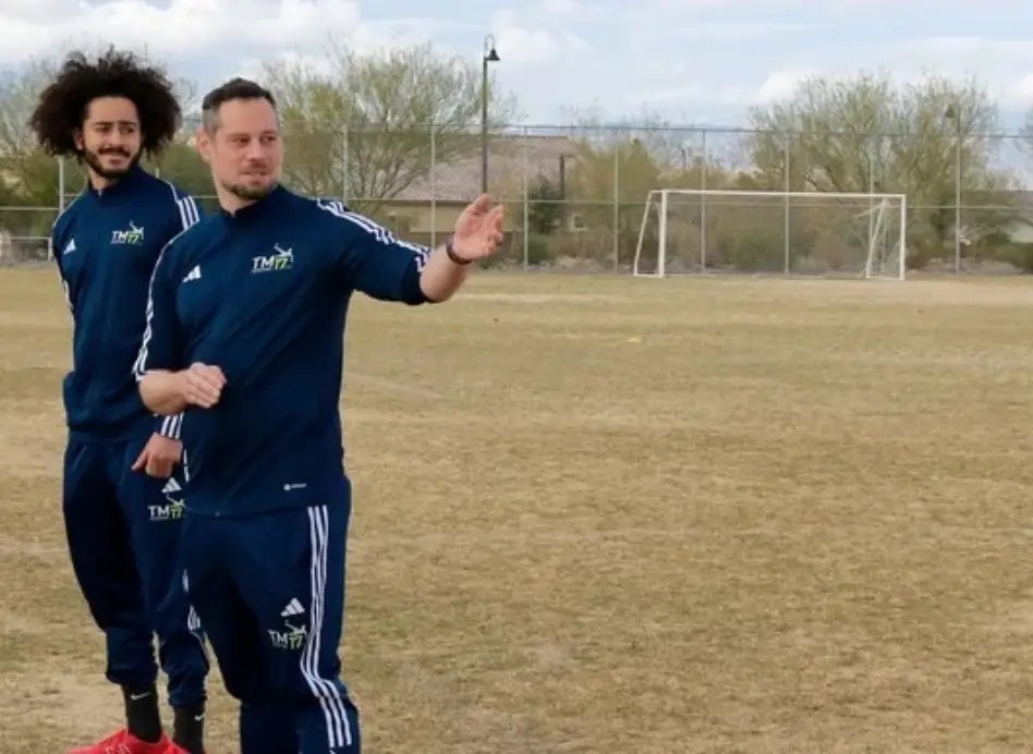 UEFA B licensed coach leading our las vegas soccer camps