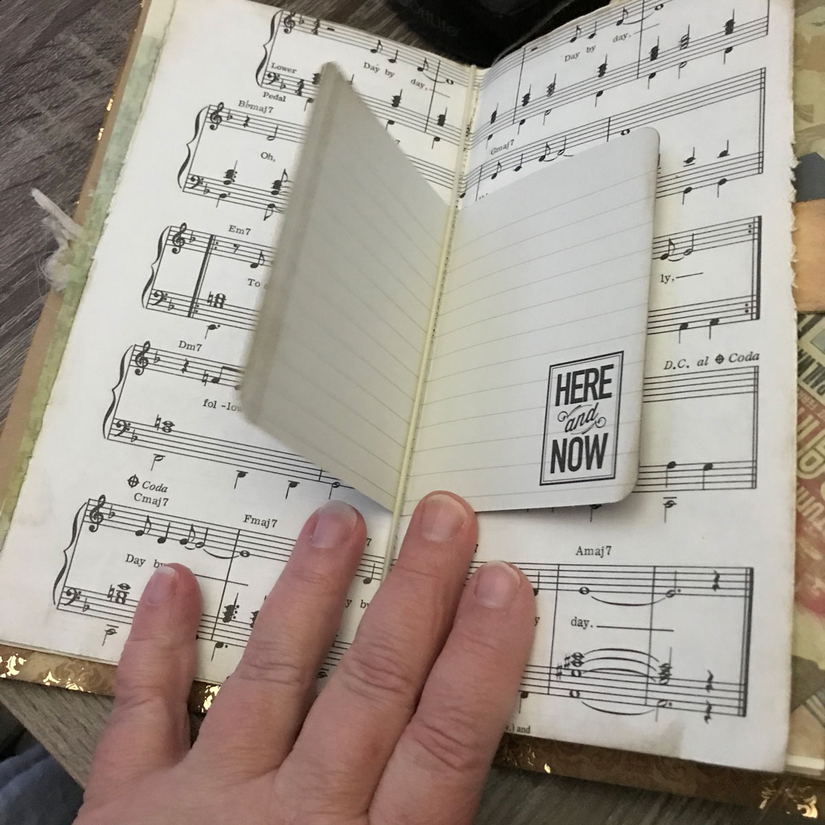 middle of junk journal