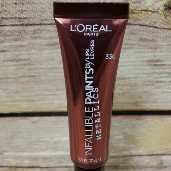 L'Oreal Paris Infallible PAINTS/LIPS Metallic, Liquid Venom