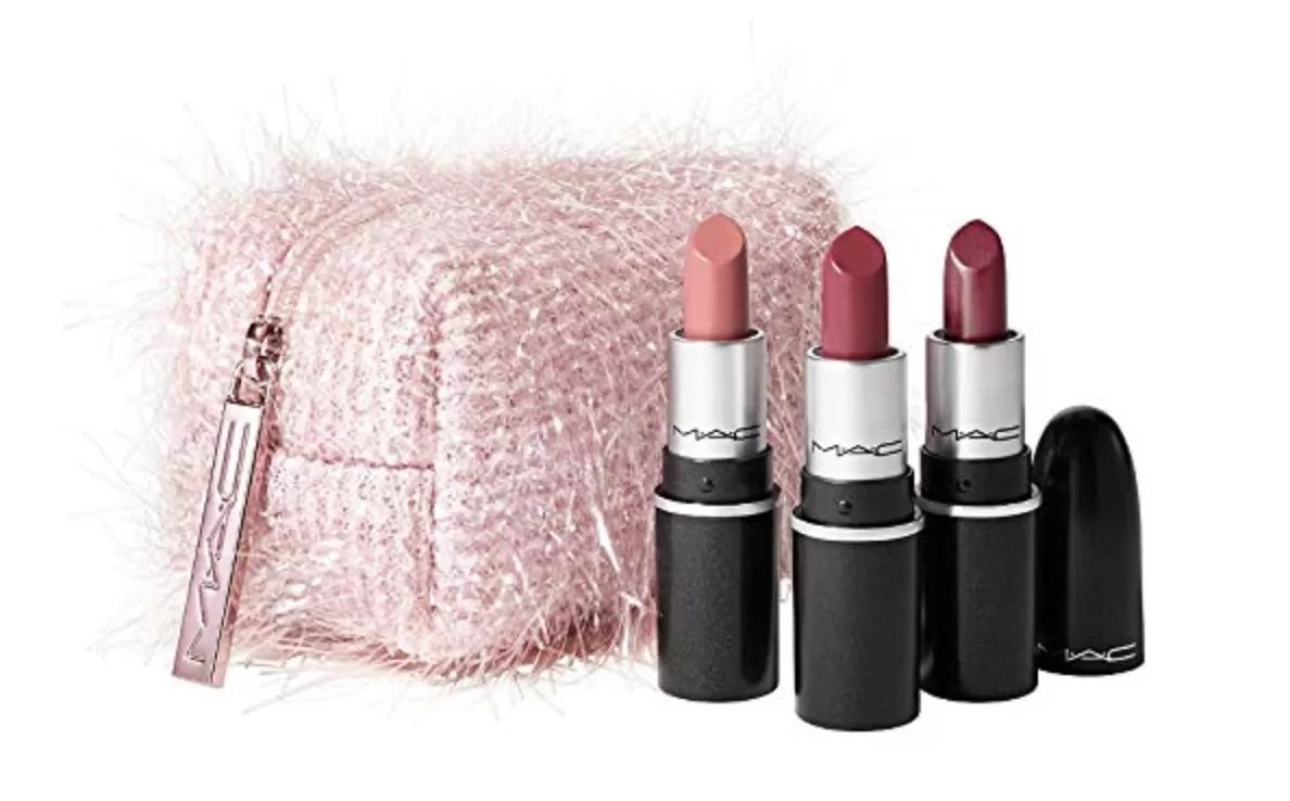 MAC Frosted Firework "Fireworked Like a Charm" Mini Lipstick Set (four pieces)