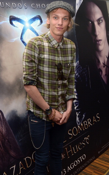 Jamie Campbell Bower Attends 'City of Bones' Fan Event in Barcelona
