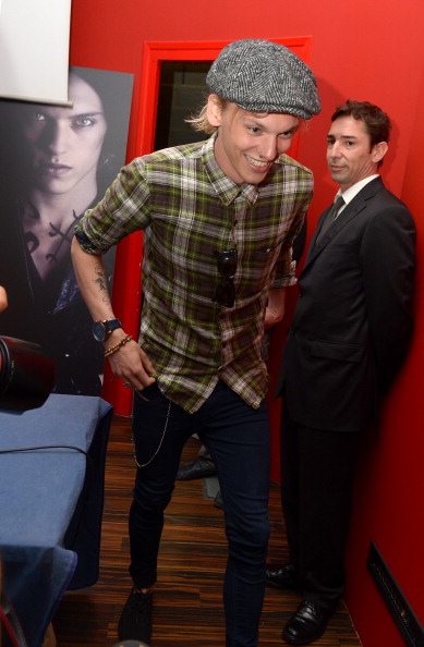 Jamie Campbell Bower Attends 'City of Bones' Fan Event in Barcelona