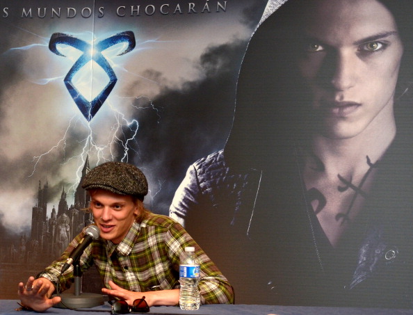 Jamie Campbell Bower Attends 'City of Bones' Fan Event in Barcelona