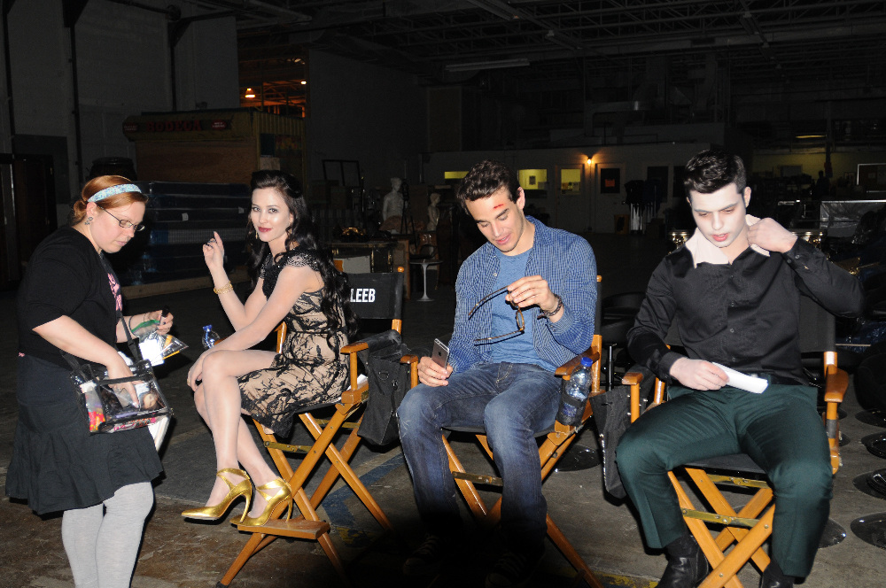 SHADOWHUNTERS - "Dead Man's Party" - Clary, Jace, Alec and Isabelle must hatch a rescue plan that takes them into the heart of a vampire lair in “Dead Man’s Party,” an all-new episode of “Shadowhunters,” airing Tuesday, January 26th at 9:00 – 10:00 p.m., EST/PST on Freeform, the new name for ABC Family. ABC Family is becoming Freeform on January 12, 2016. (ABC Family/John Medland) KAITLYN LEEB, ALBERTO ROSENDE, DAVID CASTRO