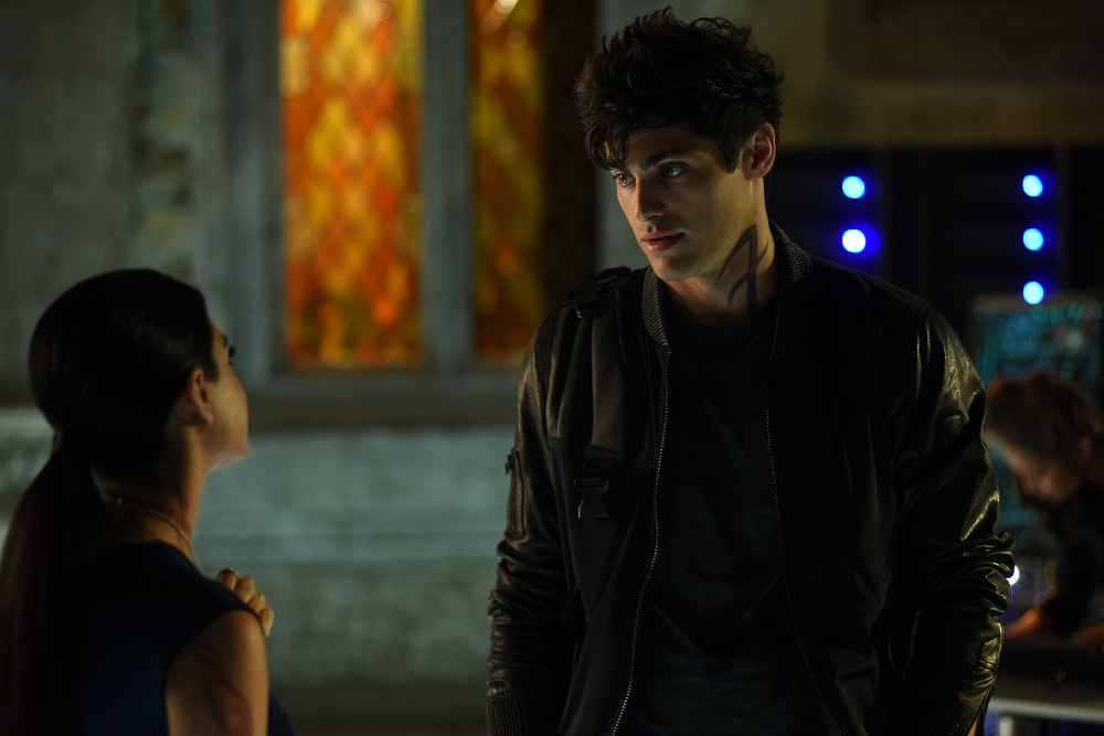 SHADOWHUNTERS - "Major Arcana" - With the knowledge of where The Mortal Cup is, Clary and the team race to get it before anyone else beats them to it in “Major Arcana,” an all-new episode of “Shadowhunters,” airing Tuesday, February 23rd at 9:00 – 10:00 p.m., EST/PST on Freeform, the new name for ABC Family.(Freeform/John Medland) EMERAUDE TOUBIA, MATTHEW DADDARIO