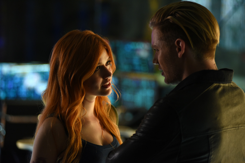 SHADOWHUNTERS - "Major Arcana" - With the knowledge of where The Mortal Cup is, Clary and the team race to get it before anyone else beats them to it in “Major Arcana,” an all-new episode of “Shadowhunters,” airing Tuesday, February 23rd at 9:00 – 10:00 p.m., EST/PST on Freeform, the new name for ABC Family.(Freeform/John Medland) KATHERINE MCNAMARA, DOMINIC SHERWOOD