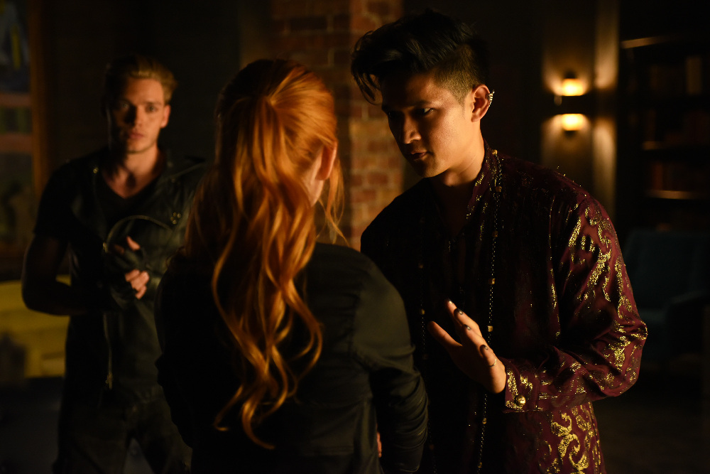 SHADOWHUNTERS - "Major Arcana" - With the knowledge of where The Mortal Cup is, Clary and the team race to get it before anyone else beats them to it in “Major Arcana,” an all-new episode of “Shadowhunters,” airing Tuesday, February 23rd at 9:00 – 10:00 p.m., EST/PST on Freeform, the new name for ABC Family.(Freeform/John Medland) DOMINIC SHERWOOD, HARRY SHUM JR.
