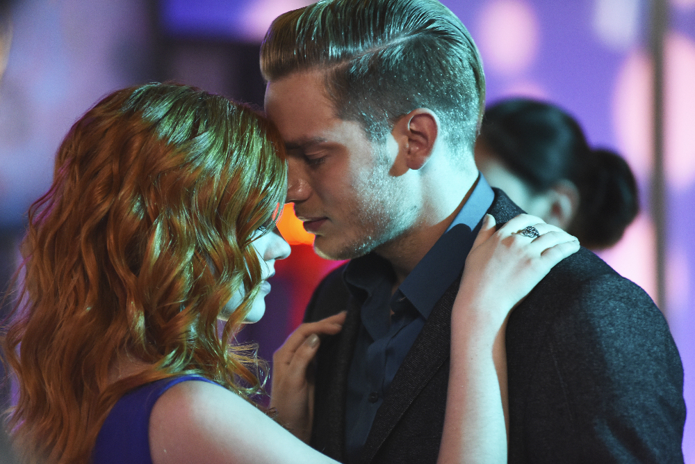 SHADOW HUNTERS - "This World Inverted" - Clary finds herself is a strange reality in “This World Inverted,” an all-new episode of “Shadowhunters,” airing TUESDAY, MARCH 15 (9:00 – 10:00 p.m., EST) on Freeform, the new name for ABC Family. (Freeform/John Medland) KATHERINE MCNAMARA, DOMINIC SHERWOOD