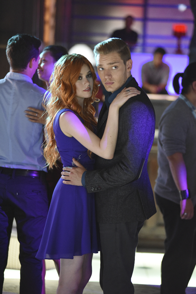 SHADOW HUNTERS - "This World Inverted" - Clary finds herself is a strange reality in “This World Inverted,” an all-new episode of “Shadowhunters,” airing TUESDAY, MARCH 15 (9:00 – 10:00 p.m., EST) on Freeform, the new name for ABC Family. (Freeform/John Medland) KATHERINE MCNAMARA, DOMINIC SHERWOOD