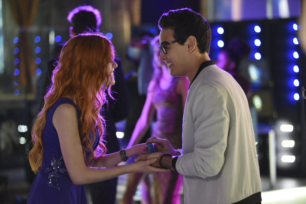 SHADOW HUNTERS - "This World Inverted" - Clary finds herself is a strange reality in “This World Inverted,” an all-new episode of “Shadowhunters,” airing TUESDAY, MARCH 15 (9:00 – 10:00 p.m., EST) on Freeform, the new name for ABC Family. (Freeform/John Medland) KATHERINE MCNAMARA, ALBERTO ROSENDE