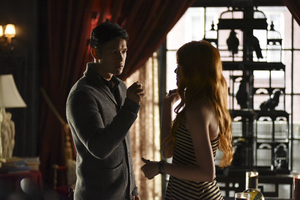 SHADOWHUNTERS - "The World Inverted" - Clary finds herself is a strange reality in "This World Inverted," an all-new episode of "Shadowhunters," airing TUESDAY, MARCH 15 (9:00 - 10:00 p.m., EST) on Freeform, the new name for ABC Family. (Freeform/John Medland) HARRY SHUM JR., KATHERINE MCNAMARA