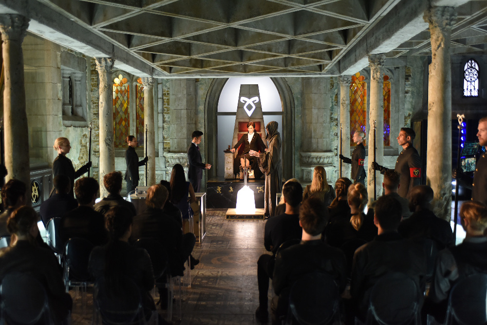 SHADOW HUNTERS - "Blood Calls to Blood" - With the help of a new ally, Clary and Jace attempt to rescue Jocelyn in "Blood Calls to Blood," an all-new episode of "Shadowhunters," airing TUESDAY, MARCH 22 (9:00-10:00 p.m. EDT) on Freeform. (Freeform/John Medland) HARRY SHUM JR., MIMI KUZYK, STEPHEN R. HART