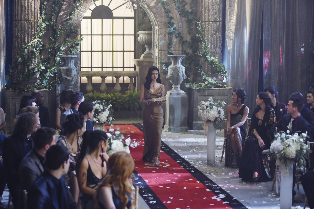 SHADOW HUNTERS - "Malec" - On the eve of Alec and Lydia’s wedding relationships are being examined in “Malec,” an all-new episode of “Shadowhunters,” airing TUESDAY, MARCH 29 (9:00 – 10:00 p.m., EST) on Freeform, the new name for ABC Family. (Freeform/John Medland) EMERAUDE TOUBIA