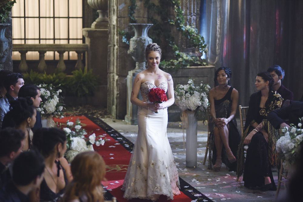 SHADOW HUNTERS - "Malec" - On the eve of Alec and Lydia’s wedding relationships are being examined in “Malec,” an all-new episode of “Shadowhunters,” airing TUESDAY, MARCH 29 (9:00 – 10:00 p.m., EST) on Freeform, the new name for ABC Family. (Freeform/John Medland) STEPHANIE BENNETT